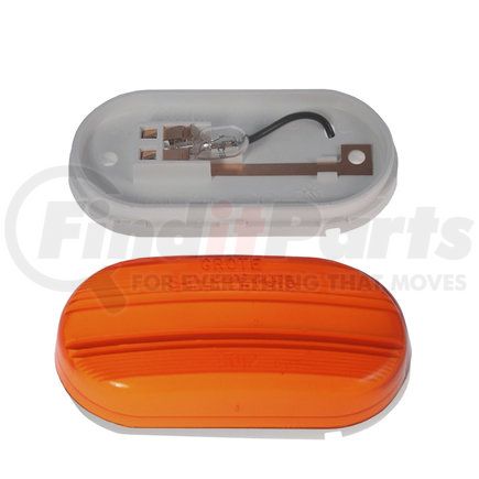 46703 by GROTE - Single-Bulb Oval Clearance / Marker Light - Optic Lens