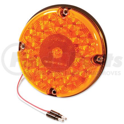 55983 by GROTE - 7" LED Stop / Tail / Turn Light - Front Turn, Single Function w/ Reflex