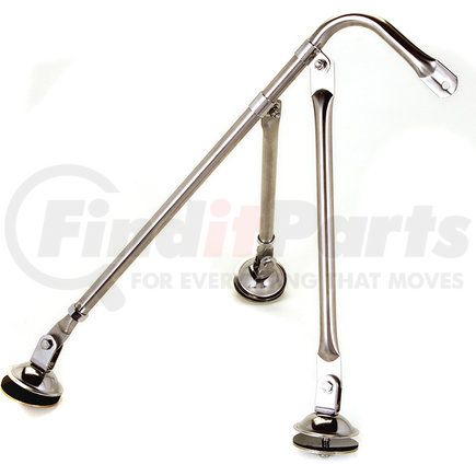 22193 by GROTE - Conventional Fender-Mount Mirrors - Stainless Steel, Bracketry Only