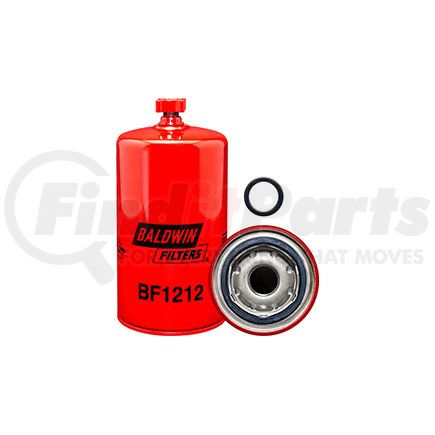 BF1212 by BALDWIN - Fuel/Water Separator Spin-on with Drain
