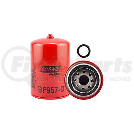 BF957-D by BALDWIN - Fuel Spin-on with Drain