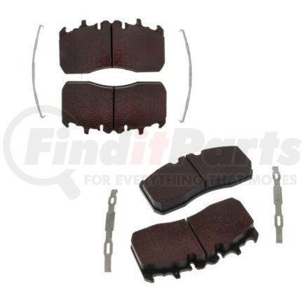 KIT2252LCM7070 by MERITOR - Meritor Genuine Air Disc Brake - Pad Kit - Axle Set