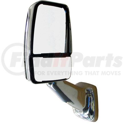 719155 by VELVAC - Deluxe Mirror with LEM Camera 2025 Base - Chrome, Driver Side