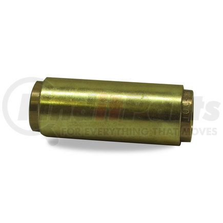 017910 by VELVAC - Push-Lock Air Brake Fitting, Union Connector, Brass, 1/4" x 1/4"