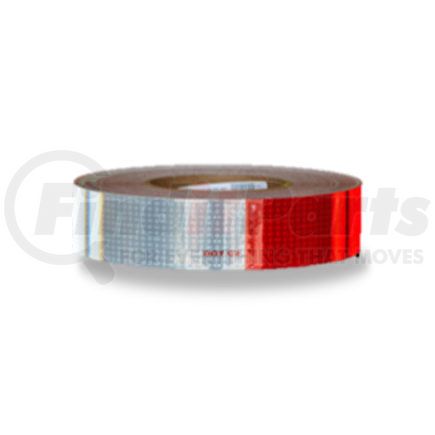 058396 by VELVAC - Conspicuity Tape, Red & White, 2"x150' Roll of 11" Red/7"of White, 10 Year Warranty