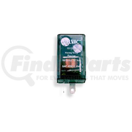 091210 by VELVAC - Electronic Flasher, 2 Terminals, Clear Smoke, 2-16 Lamp Rating, 70-120 Flash Rate FPM, 35 Amp Rating