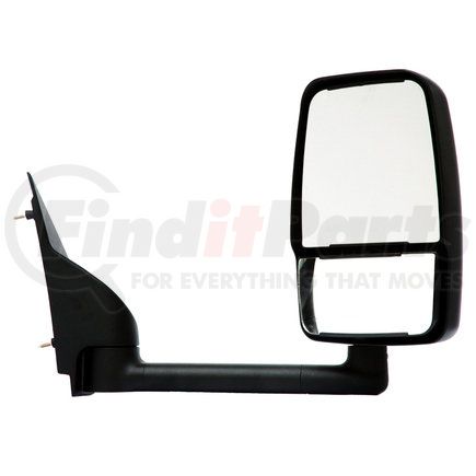 714472 by VELVAC - Model 2020 Mirror System - Right Side, 102" W (16" Arm), Black, Deluxe Mirror Head, Manually Flat/Convex Glass