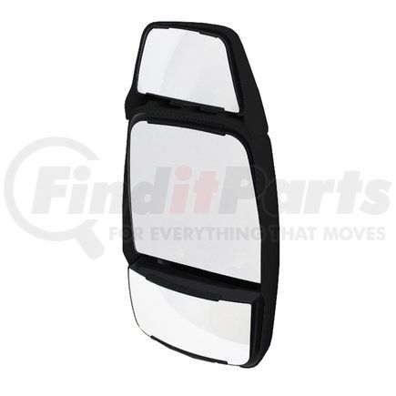 714994 by VELVAC - Velvac RV Black Triple Glass Mirror Head Only, Passenger Side