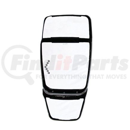 715881 by VELVAC - Model 2030 Mirror System - Left Side, Chrome, Mirror Head Only, Triple Glass