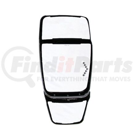 715880 by VELVAC - Model 2030 Mirror System - Right Side, Chrome, Mirror Head Only, Triple Glass