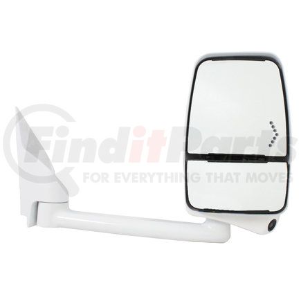 719426 by VELVAC - 2020 Mirror System - Deluxe Head Mirror, White, 96" W, Right Side