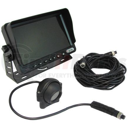 719597 by VELVAC - Back-Up Camera Kit, Rear & Side View Camera, 7" Color LCD Monitor, 2-34' LCD Cables