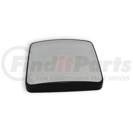 V154003110 by VELVAC - Convex Glass Kit - Model 400, Black, Manual, Glass Size 7" W x 6-3/8" H