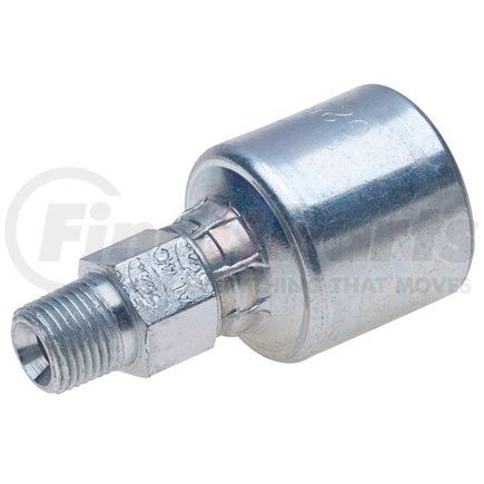 G25100-0404 by GATES CORPORATION - Couplings - MegaCrimp Couplings - Male Pipe (NPTF30° Cone Seat)