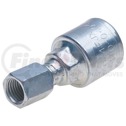 G25170-0604 by GATES CORPORATION - Couplings - MegaCrimp Couplings - Female JIC 37° Flare Swivel