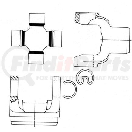 5-3205X by DANA - DANA SPICER Universal Joint