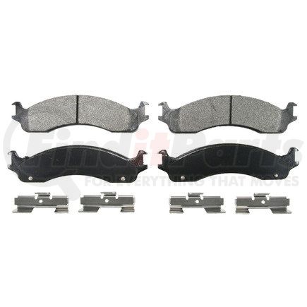 SD655 by FEDERAL MOGUL-ABEX - Semi-MetallicDisc Brake Pad Set