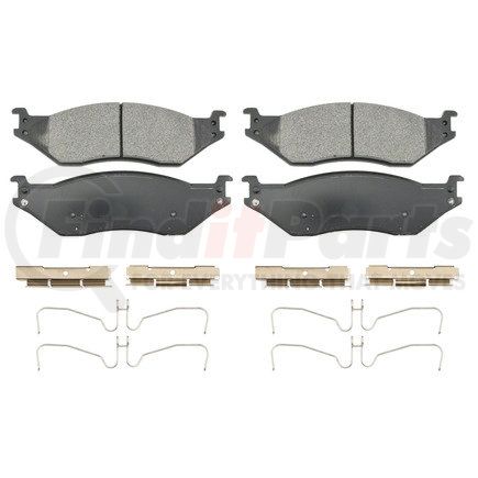 SD1066 by FEDERAL MOGUL-ABEX - Semi-MetallicDisc Brake Pad Set