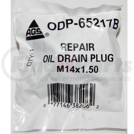 ODP-65217B by AGS COMPANY - Oil Drain Plug
