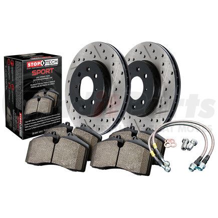 978.33016F by STOPTECH - SPORT KIT FRT, SLT&DRL