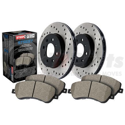 939.37525 by STOPTECH - Street Pack-DRL;Rr