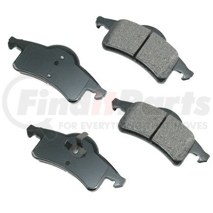 ASP791 by AKEBONO - Disc Brake Pad Kit