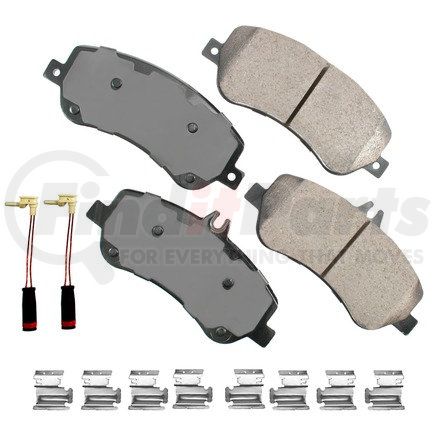 EUR1406 by AKEBONO - Disc Brake Pad for MERCEDES BENZ