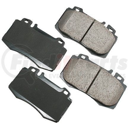 EUR847 by AKEBONO - Disc Brake Pad for MERCEDES BENZ