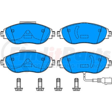 602764 by ATE BRAKE PRODUCTS - Disc Brake Pad for VOLKSWAGEN WATER