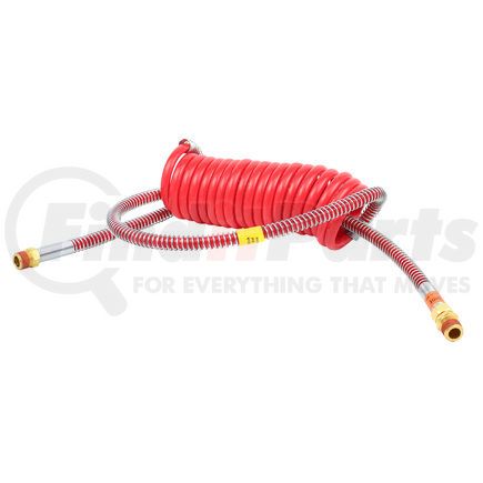 11-338 by PHILLIPS INDUSTRIES - Air Brake Coil - Heavy Duty, 15 ft., Red (Emergency) Coil only, with 40" Lead