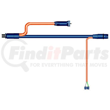 36-9300-012 by PHILLIPS INDUSTRIES - Trailer Harness - ABS Module, 1' for forward axle ABS position, 1/10-6/12 ga.