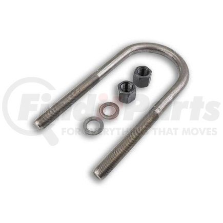 E-UB5165-14 by EUCLID - U-Bolt Assembly - Round Bend, 7/8 -14 Thd. x 5 W x 14 L