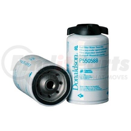 P550588 by DONALDSON - Twist&Drain™ Fuel Filter, Water Separator Spin-On