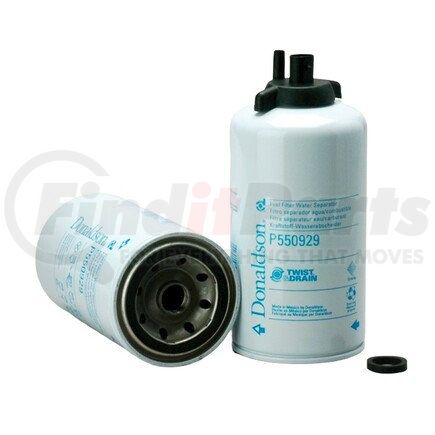 P550929 by DONALDSON - Twist&Drain™ Fuel Filter, Water Separator Spin-On