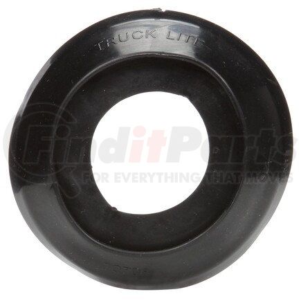 10708 by TRUCK-LITE - Grommet - 10® Series, 2.5", Open Back, Normal Groove, Rubber, Black