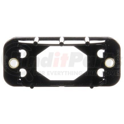 15736 by TRUCK-LITE - Bracket Mount - 15 Series Lights, Used In Rectangular Shape Lights, Black Polycarbonate, 2 Screw Bracket Mount