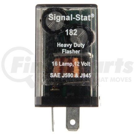 182 by TRUCK-LITE - Flasher Module - Electro-Mechanical, 2 Blade Terminal, 70-120 Fpm, 12V