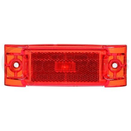 21051R by TRUCK-LITE - LED Clearance/Marker Light - 21® Series, 2 Screw, Reflectorized, Kit, Red Mount, 1 Diode, Fit 'N Forget M/C, 12V, Red