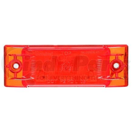 21200R by TRUCK-LITE - Clearance/Marker Light - Super 21® Series, Incandescent, 2 Screw, Super 21 Plug, Red Mount, 1 Bulb, 12V, Red