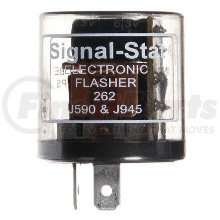 262 by TRUCK-LITE - Flasher Module - Signal-Stat, 10 Light Electro-Mechanical, Plastic, 60-120Fpm, 12V, 2 Blade Terminals