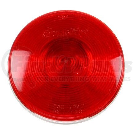 40247R by TRUCK-LITE - 40 Series, CHMSL Products, Incandescent, High Mounted Stop Light, 1 Bulb, Round Red Polycarbonate, PL-3, 12V