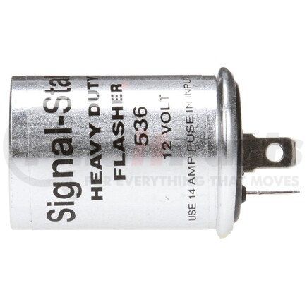 536 by TRUCK-LITE - Flasher Module - Signal-Stat, 6 Light Thermal, Aluminum, 12V, 2 Blade Terminals