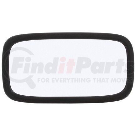 7450 by TRUCK-LITE - Convex Mirror - Signal-Stat, 4 x 9 in., Black ABS Plastic, Rectangular, Universal Mount