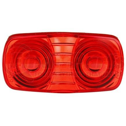 9006 by TRUCK-LITE - Replacement Lens - Signal-Stat, Oval, Red, Acrylic, for Clearance/Marker Lights (1201, 1203, 1204), Snap-Fit