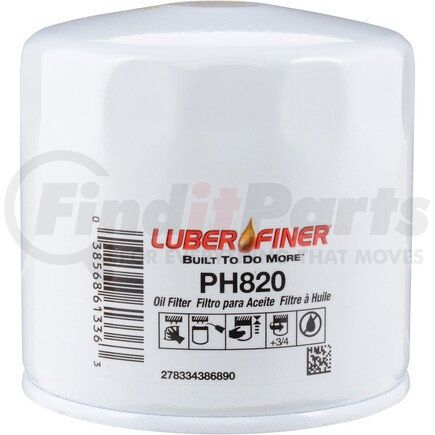 PH820 by LUBER-FINER - Oil Filter