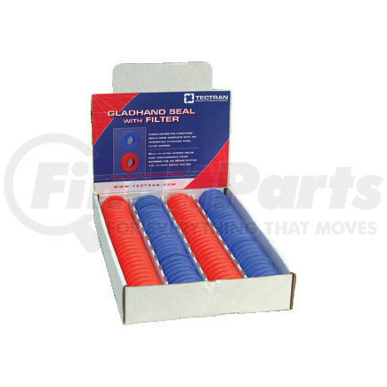 101117D by TECTRAN - Gladhand Seals with Filters Display  (Stock Code: 16292) (Representative Image)