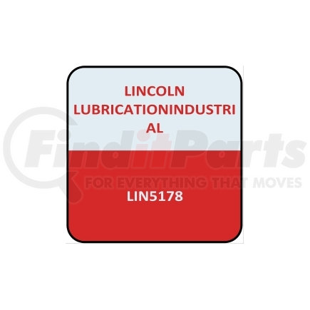 5178 by LINCOLN INDUSTRIAL - 8MM FITTING