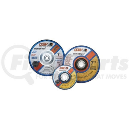 35621 by CGW ABRASIVE - CGW Abrasives 35621 Depressed Center Wheel 4-1/2" x 1/4" x 5/8- 11 INT T27 24 Grit Aluminum Oxide