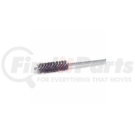 21111 by WEILER - Round Power Tube Brush, 3/4" Diameter, .0104 Wire Size, 5-1/2" Long, Double Stem and Double Spiral