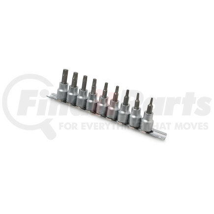 16171 by TITAN - 9 Piece 3/8in Drive Star Socket Bit Set